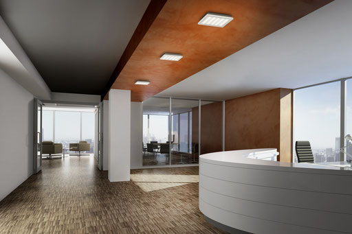 Deckenleuchte Aufsatzleuchte Quadratisch LED